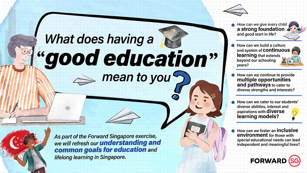 What does having a " good education" mean to you?