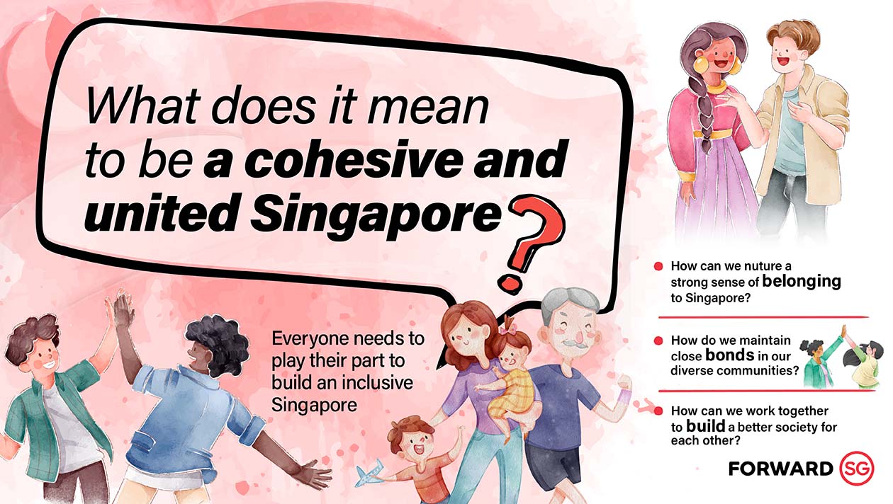 What does it mean to be a cohesive and united Singapore?