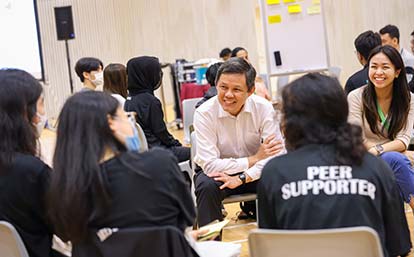 On 5 September 2022, Minister for Education Mr Chan Chun Sing launched the Forward Singapore Equip pillar microsite at Republic Polytechnic (RP). Credit: MCI / Tan Chin Fan 