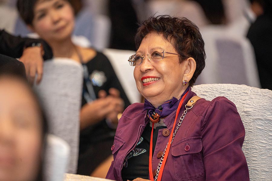 A participant listening in to Minister Chan’s opening remarks. (Photo by: MCI / Amos Poh)