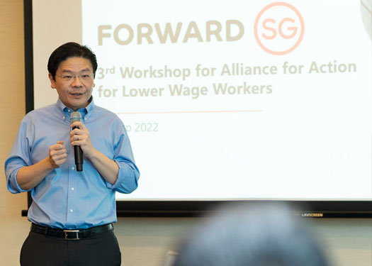 Participants at the Alliance for Action  for Lower-wage Workers workshop exchanging ideas.