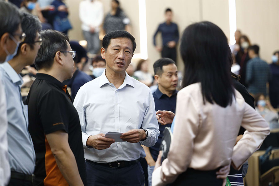 Minister Ong Ye Kung spoke at the engagement on preparing for the next bound of aged care with 250 attendees from AIC, Community Care Sector Senior Leadership and the Regional Health Systems (RHS) on 5 December 2022.