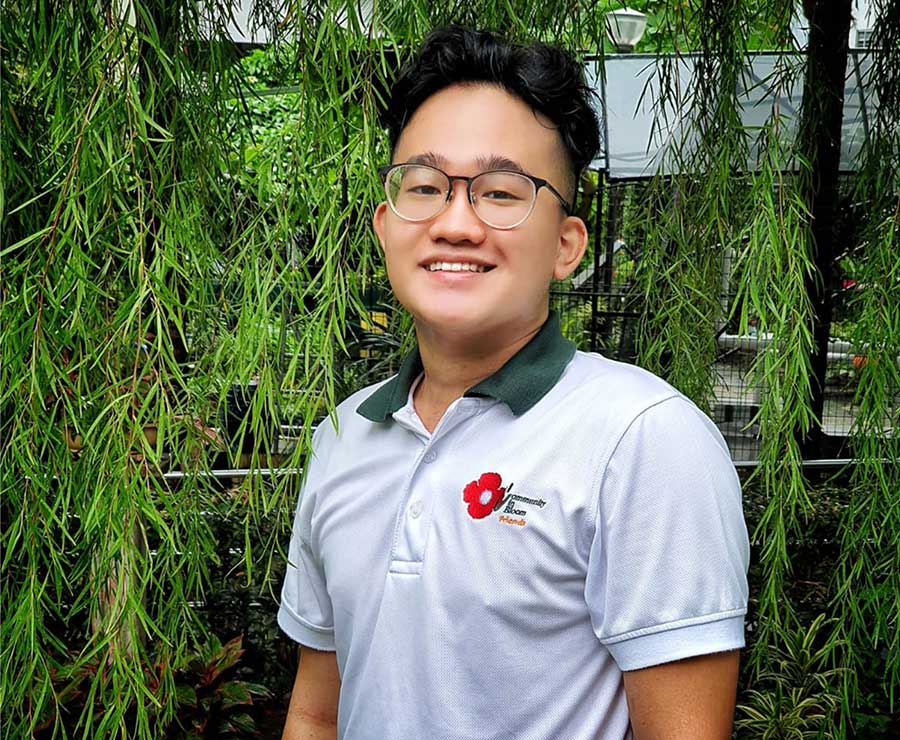 Joshua Liang, a Youth Steward for Nature helping to spearhead the OneMillionTrees movement